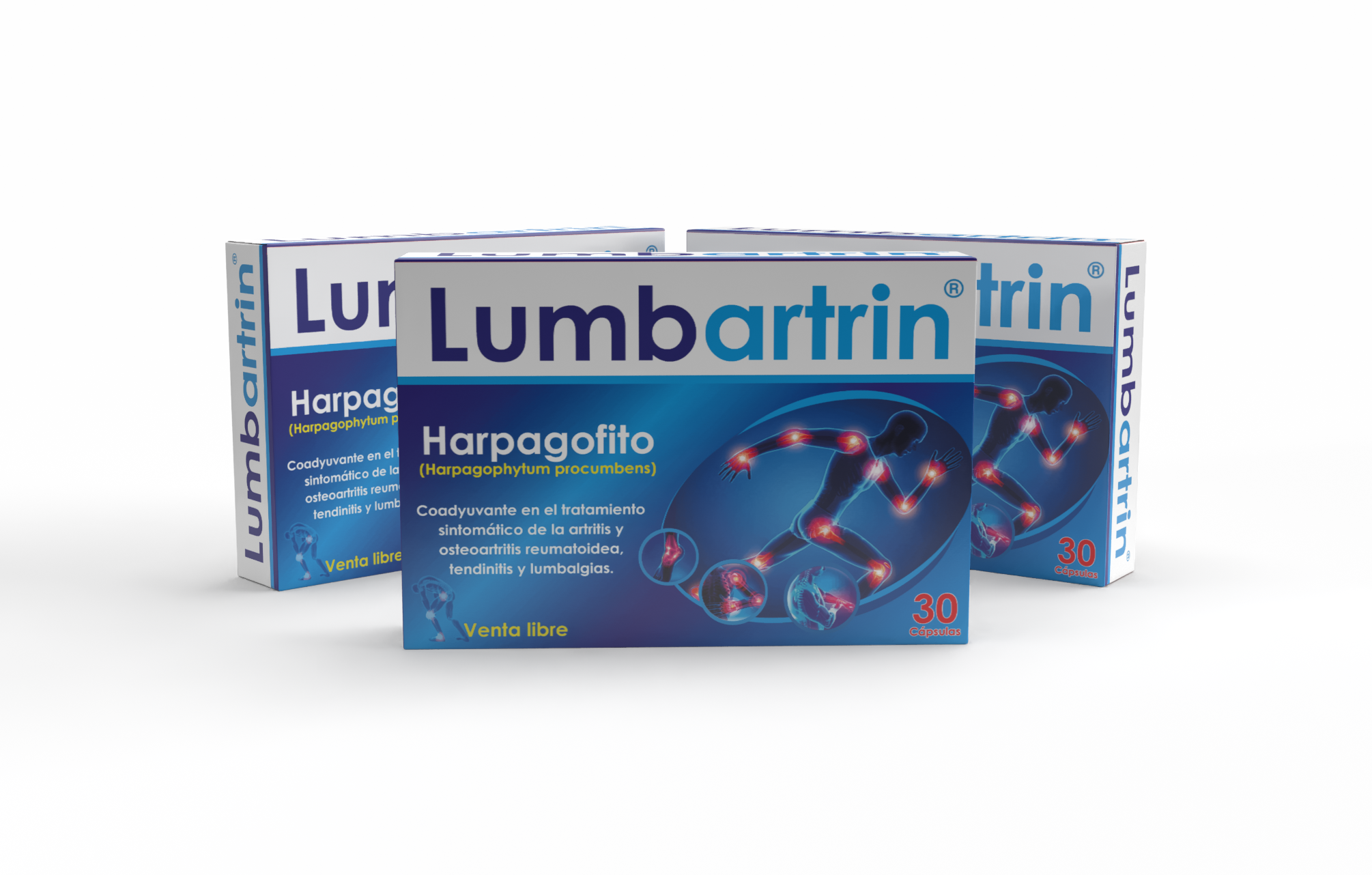 Lumbartrin 30 capsulas x 3 unidades
